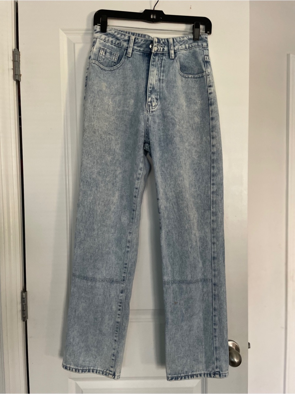 Women’s High Waist Denim Jeans Size S Straight leg Medium Wash